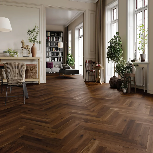 herringbone flooring